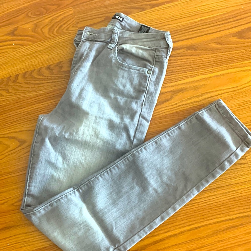 Fashion Nova Light gray jeans
